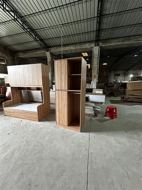 全新 灰橡木色橫衣櫃床 36" $3800 / 48" $4200 #WP-028-BL36, WP-028-BL48 | 二手傢俬、傢俬回收 ...