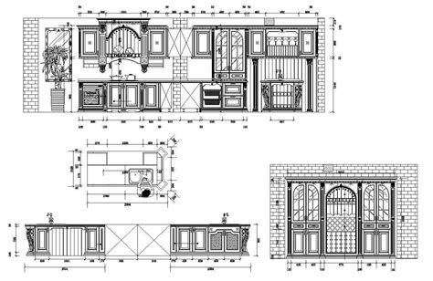 Various Kitchen Cabinet Autocad Blocks Elevation V All Kinds Of