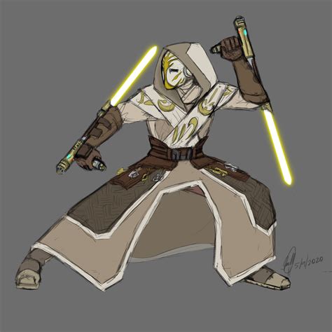 Jedi Temple Guard with Guard Shotos : r/TheCloneWars