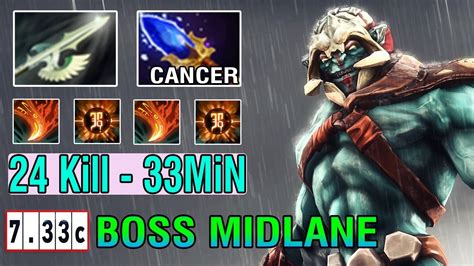 Super Aggressive Huskar Midlane Crazy Min Kill Destroyed Everything