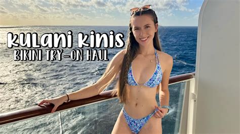 Bikini Try On Haul Kulani Kinis Bikini Try On Haul 4k YouTube