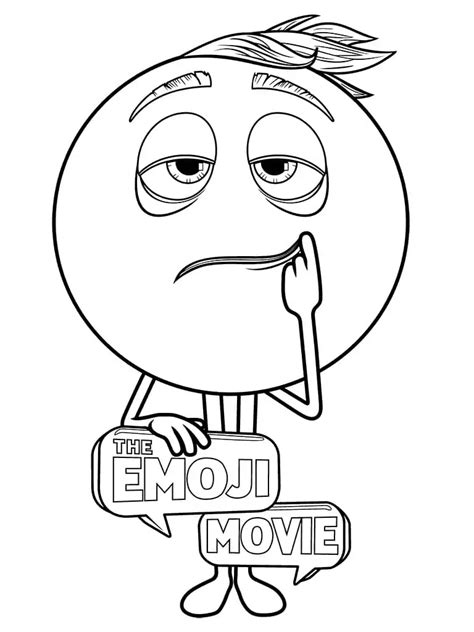 Jailbreak The Emoji Movie Coloring Page Free Printable Coloring Pages