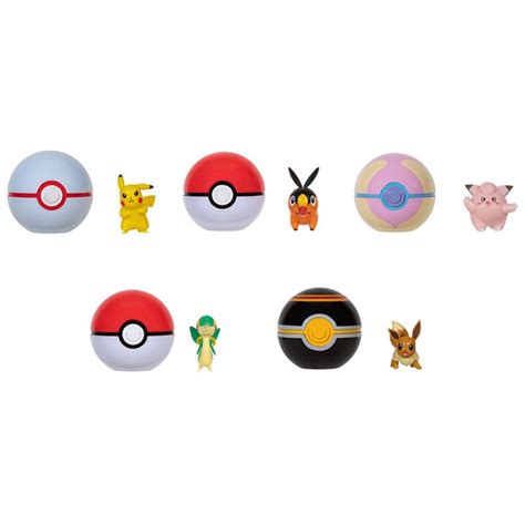 Pokemon Clip N Go Pokemon And Ball Figure Assorted Toys And