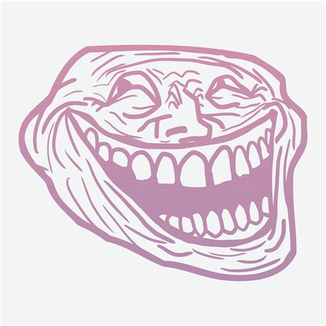 Internet meme trollface vector design 24695610 Vector Art at Vecteezy