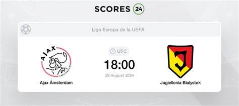 Ajax Ámsterdam vs Jagiellonia Bialystok Partido en Directo en 29 agosto