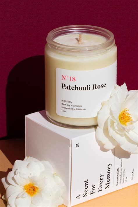 N18 Patchouli Rose Candle Handmade Soy Candles T For Etsy