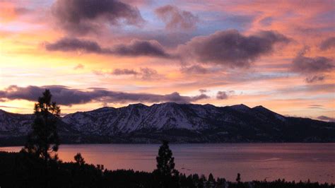 Lake Tahoe Winter Sunset Photograph by Nokomis Murin - Fine Art America