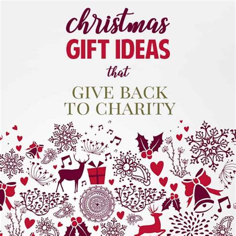 Christmas Gift Ideas for Charity - Five Spot Green Living