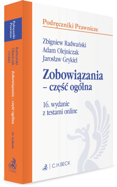 Zobowiązania część ogólna z testami online Wydanie 16 2024