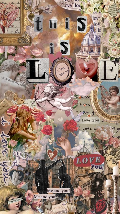 Love Collage with Words and Pictures