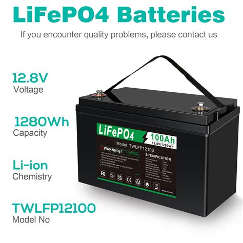 Lifepo4 Lithium Battery 12v 100ah 30ah 20ah Deep Cycle For Solar Rv Off Grid Us Ebay