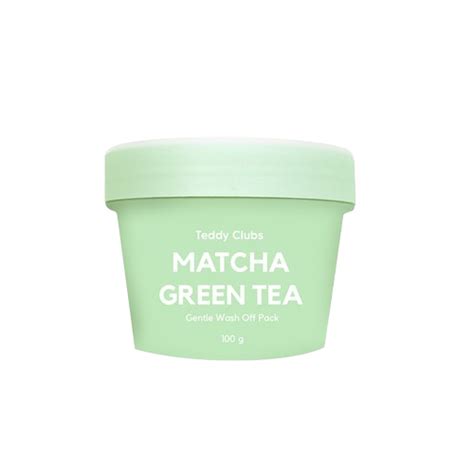 Teddy Clubs Matcha Green Tea Wash Off Pack - Beauty Review