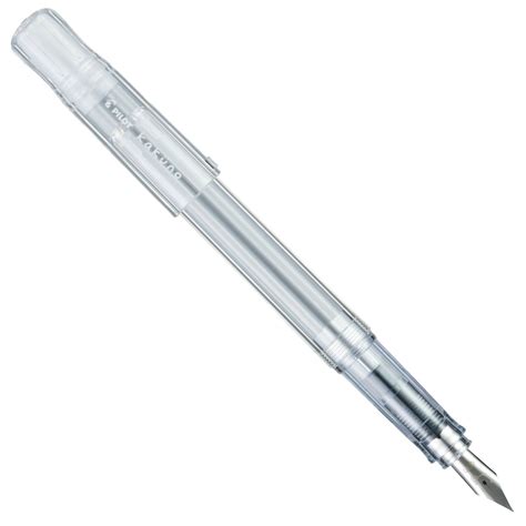 Pilot Kakuno Fountain Pen – Clear – 3 nib sizes – The Pen Outpost