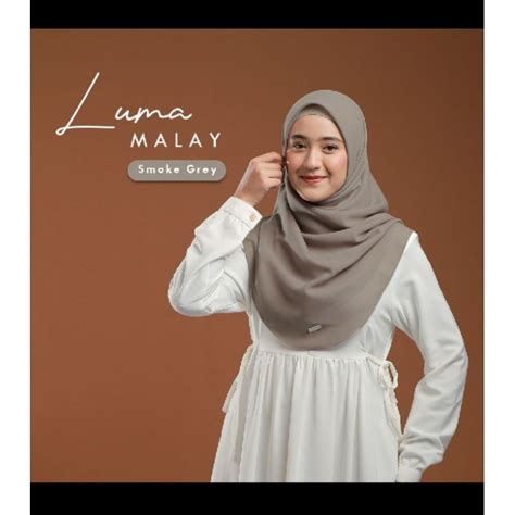 Jual Luma Malay By Naisha Hijab Segi Empat Hijab Premium Hijab