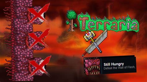 Slaying The Wall Of Flesh And Getting Hard Mode Terraria Youtube