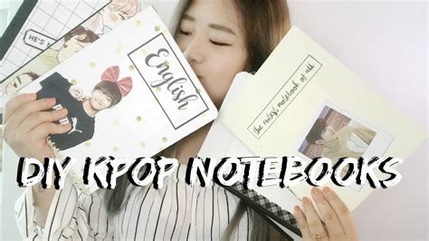 DIY Back To School KPOP Notebooks BTS EXO EDITION YouTube