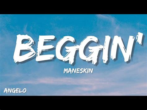 Måneskin Beggin Lyrics Testo Chords Chordify