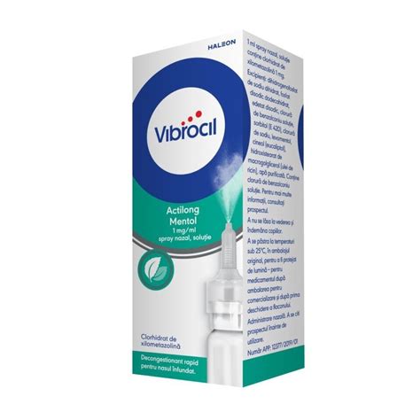 Vibrocil Duo Spray Nazal Solutie 0 5 Mg Ml 0 6 Mg Ml 10 Farmacia