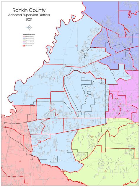 ADOPTED 2022 Rankin Supervisor District 5 Plan 30×40 | CMPDD