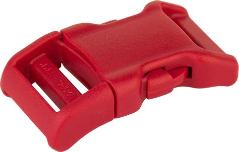 Amazon YKK 3 4 Inch Contoured Side Release Plastic Buckle Red