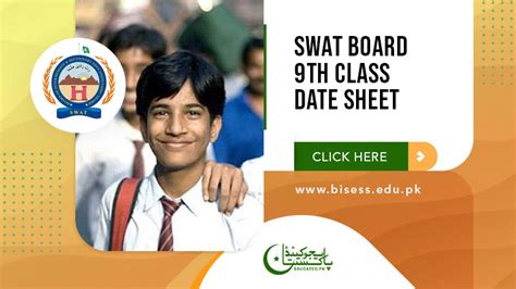 Bise Swat Board Th Class Date Sheet Ssc Part