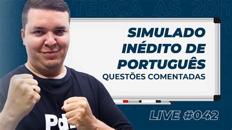 Live 042 SIMULADO INÉDITO Questões Comentadas YouTube