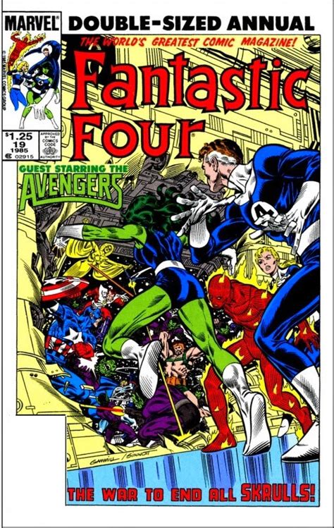 Marvel Comics of the 1980s: 1985 - Avengers/Fantastic Four crossover ...