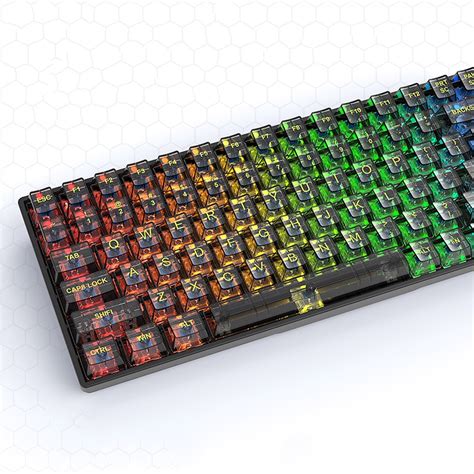 B N Ph M C Gaming Tkl Trong Su T Gi R K Ph M Ch Led Rainbow Hot Swap