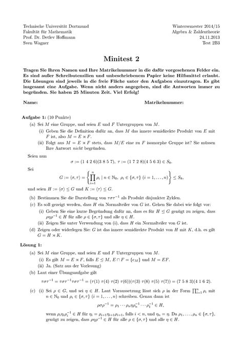 Azmini B Lsg Prof Dr Hoffmann Ws Minitest Technische