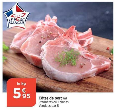 Promo C Tes De Porc Chez Atac Icatalogue Fr