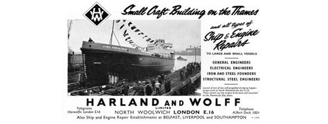 Harland & Wolff on the Thames | The History of London