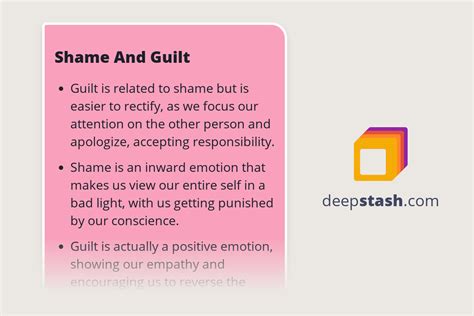 Shame And Guilt - Deepstash