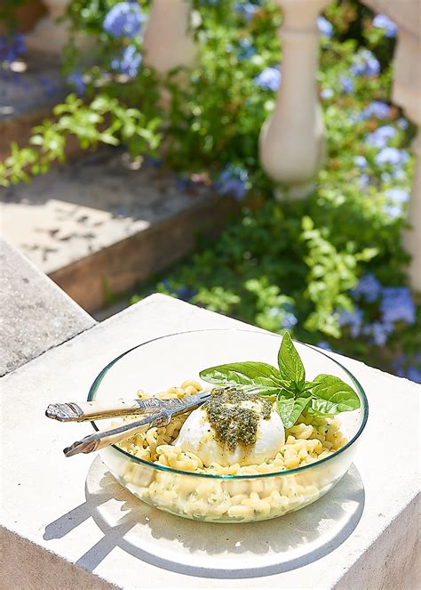 Risotto De Coquillettes Au Pesto Et Mozzarella Facile