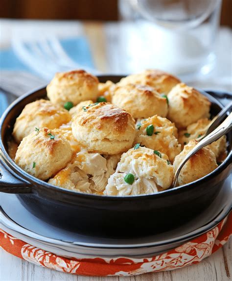 Chicken Cobbler With Red Lobster Biscuit Mix Recipe Sandrarecipes