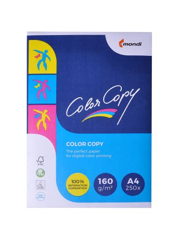 Папір ОФІСНИЙ ПАПІР Color Copy 160г/м2, 250 арк А4 – фото, відгуки ...