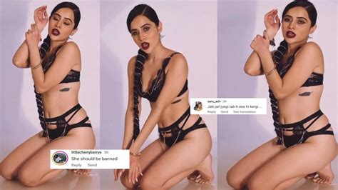 Urfi Javed Slips Into Black Bikini And Handcuffs In New Video Troll Writes Jab Jail Jayegi