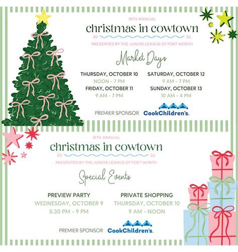 Christmas in Cowtown Tickets are Live! – Junior League of Fort Worth