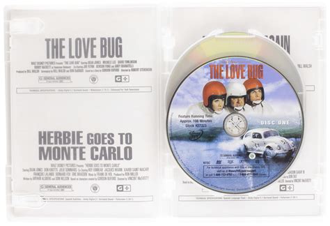 Disney 4 Movie Collection Herbie Love Bug Herbie Goes Bananas Herbie Goes To Monte Carlo