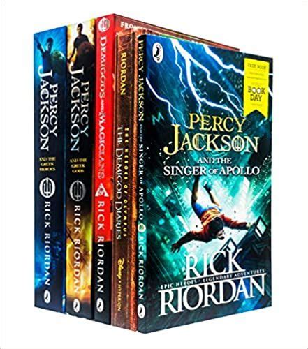 Rick Riordan Collection 5 Books Set Percy Jackson And The Greek Heroes The Greek Gods The