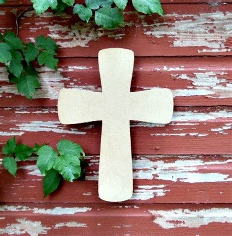 Unfinished Mdf Wooden Cross Decorative Craft Small Easter Cross