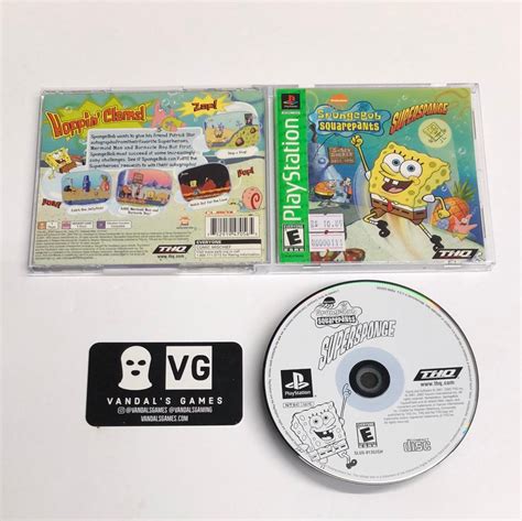 Spongebob Squarepants Supersponge Ps1 Playstation