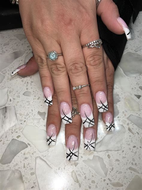 white design nail art 7