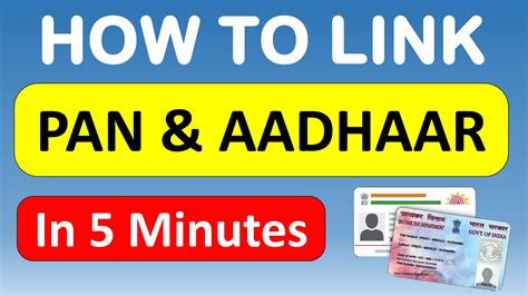 How To Link Pan And Aadhaar In 5 Minutes Video Fincalc Blog