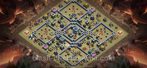 Best Anti 2 Stars War Base Th13 With Link Anti Everything 2023 Town