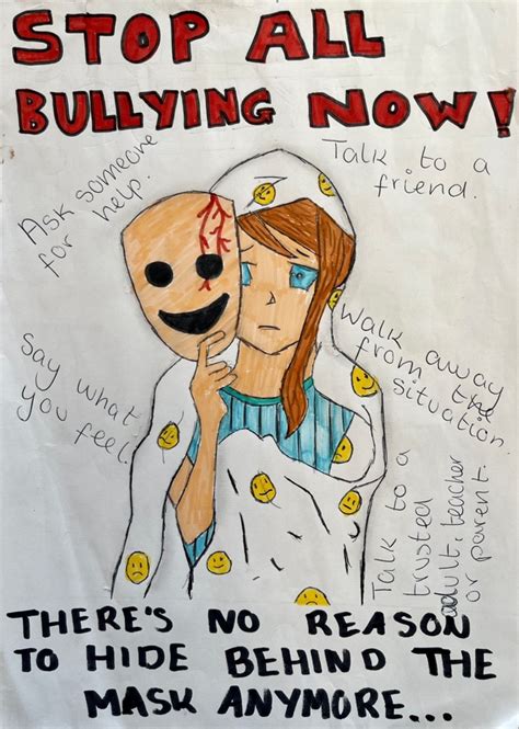 Anti Bullying Poster Competition Winners St Cecilias Rc High School