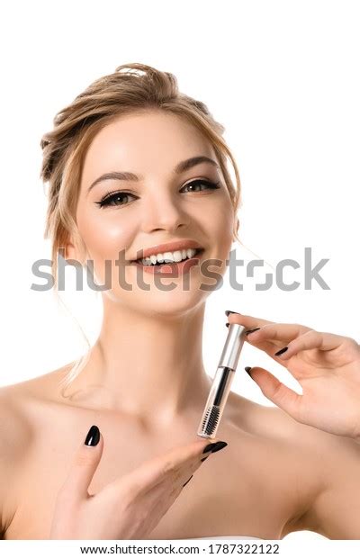 Smiling Naked Beautiful Blonde Woman Holding Stock Photo 1787322122 Shutterstock