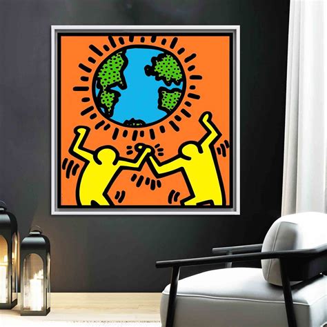 Keith Haring Earth Day Keith Haring World Graffiti Street | Etsy in ...