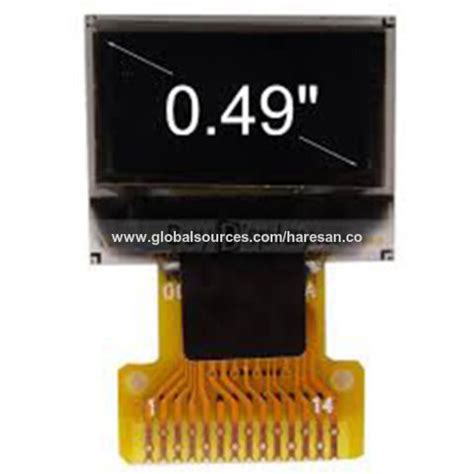 Buy China Wholesale Size Of 0.49inch 64x32 Dots/white Oled Display, Pmoled & White Oled Display ...