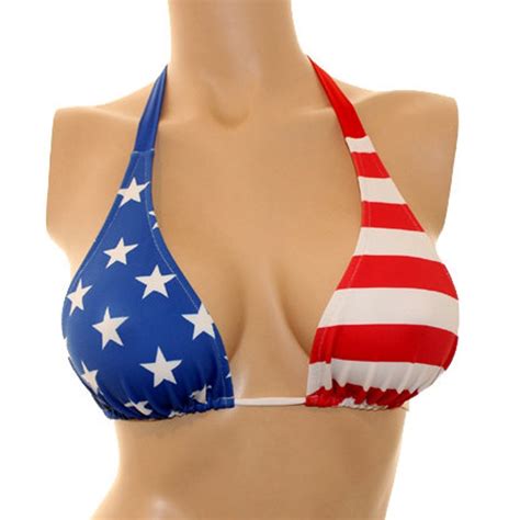 American Flag Bikini Etsy