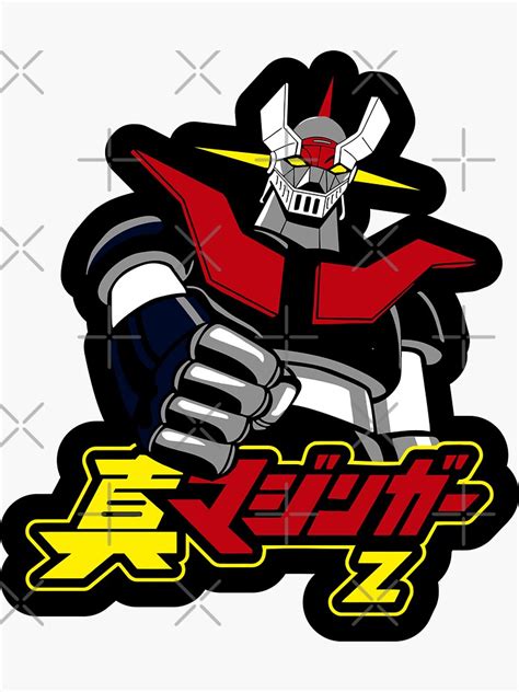 Mazinger Z Sticker By Cremadesign Redbubble